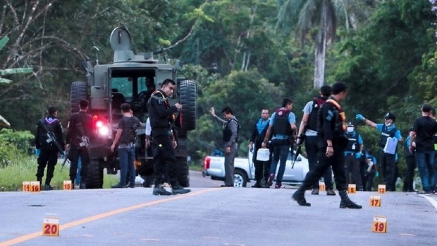 Nổ bom liên hoàn ở cực Nam Thái Lan khiến 11 người thương vong